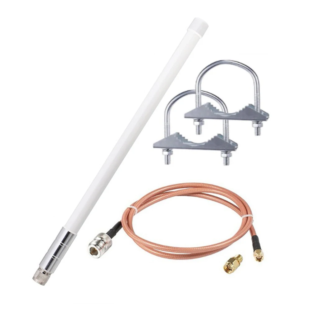 Фото Антенна LoRa N-Male из стекловолокна для беспроводного майнинга Helium Bobcat-RAK Sensecap M1, 5.8dBi, 868МГц/915МГц, для наружного использования, дальнего действия №5