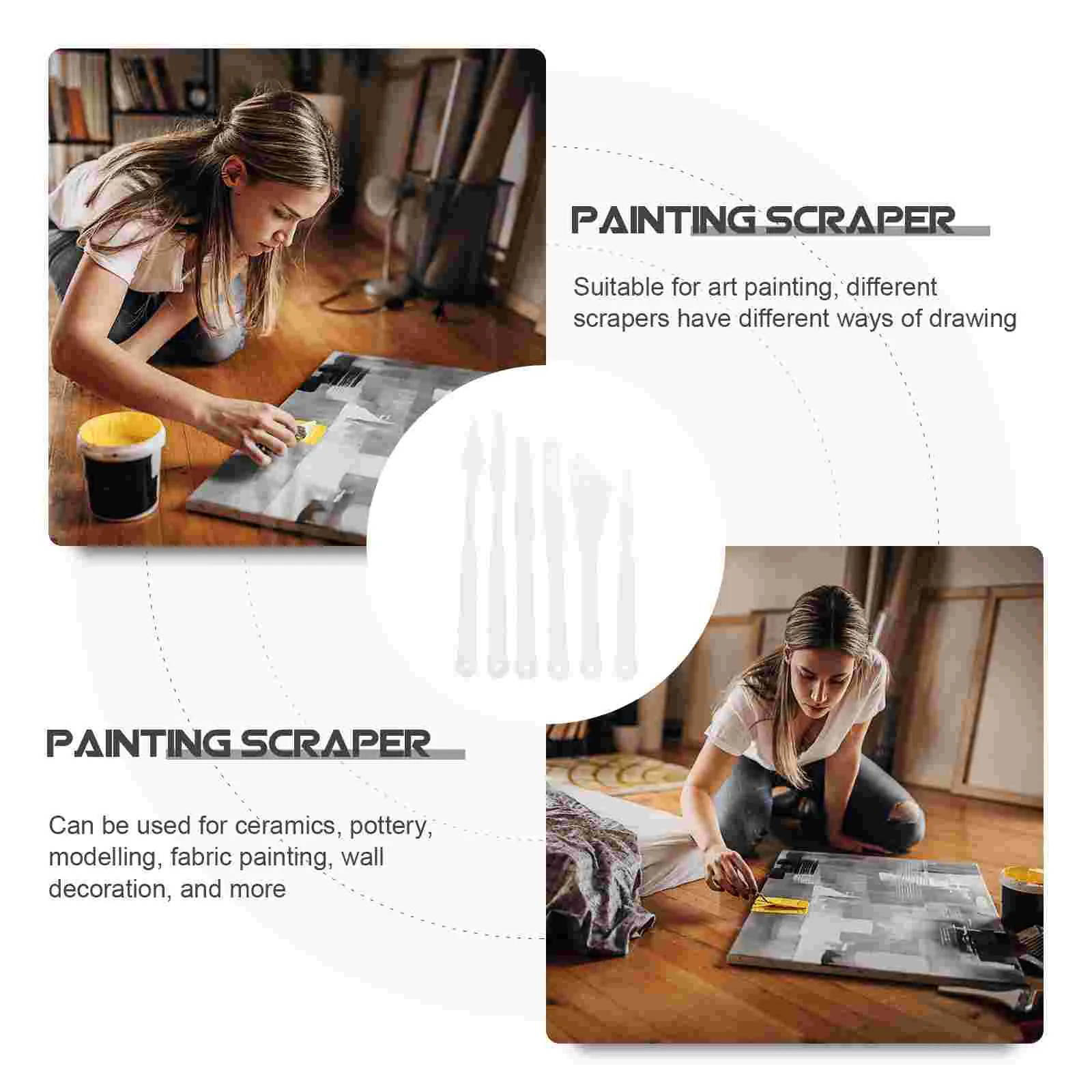 30 шт. шпатель для краски художника мастихин скребок смешивания инструмент