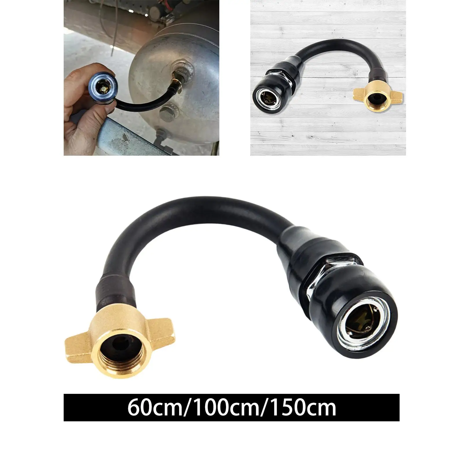 Air Tank Intake Connector Truck Hose Versatile Innovative Easy to Install Valve Pipe for Semi Trailers