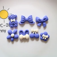 20pcs resin bear bowknot cherry applique flatback cabochon accessory kawaii clothing jewelry scrapbook diy charm sewing material