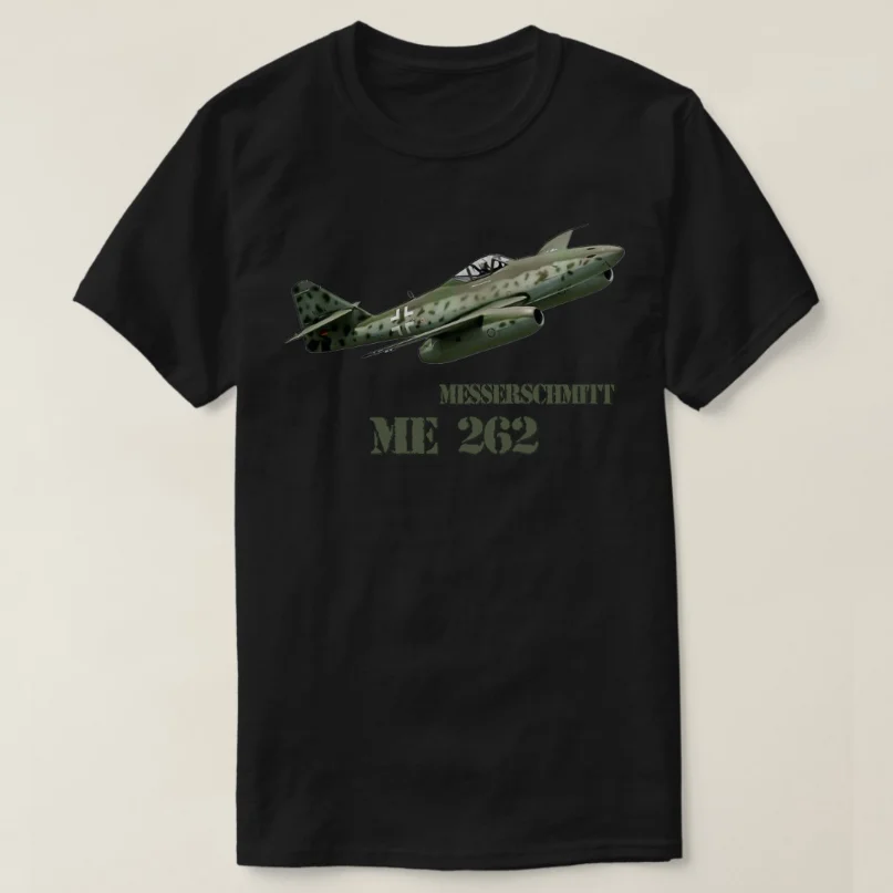 

Luftwaffe Me 262 Schwalbe (Swallow) Fighter Aircraft T-Shirt New 100% Cotton O-Neck Short Sleeve Casual Mens T-shirt Size S-3XL