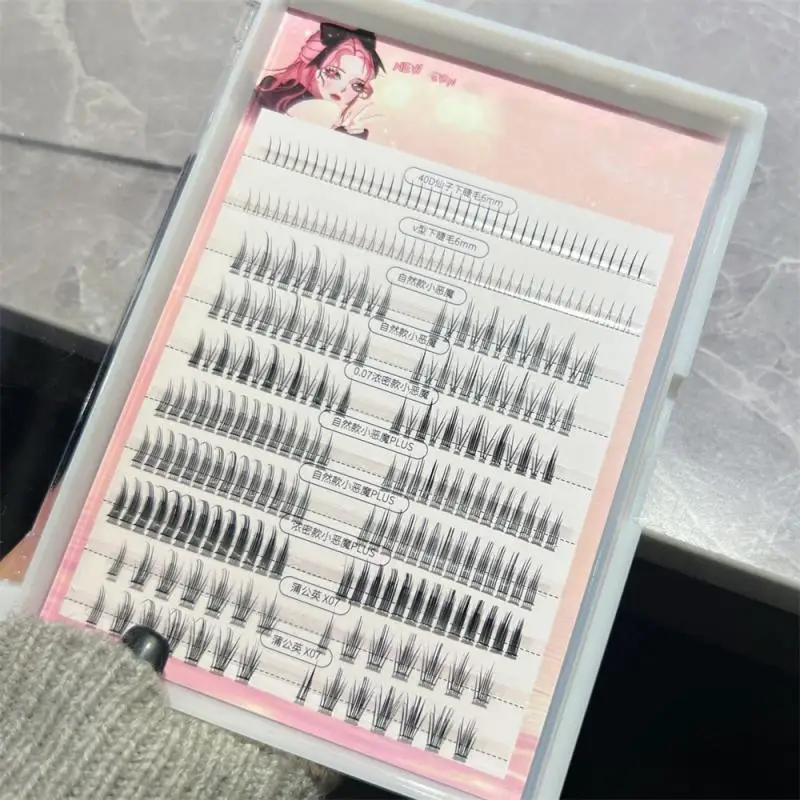 

Макияж глаз, 10 рядов, Смешанная упаковка, легкая в ношении, тонкая упаковка, гибкость, комфорт, макияж, тушь для ресниц, наращивание ресниц