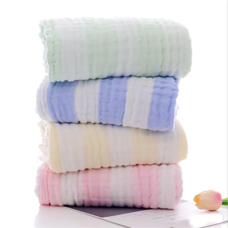 

Cotton Gauze Absorbent Baby Bath Towel Comfortable Cartoon Cute Wrapped Towel Child Baby Bathing Supplies High Quality