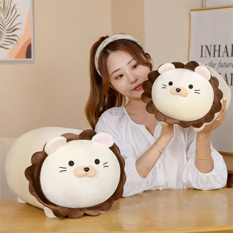 

35-42cm Kawaii Long Lion Plush Toy Pillow Soft Sofa Bed Cushion Cute Baby Girlfriend Birthday Holiday Gift