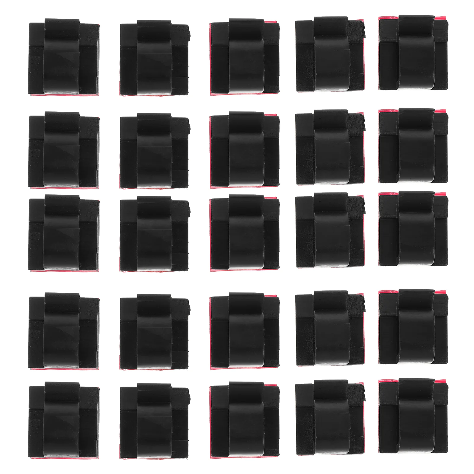

100pcs Cable Fix Clips Wire Wall Clips Cable Clips Adhesive Wire Management Clips Cable Fixing Clamp