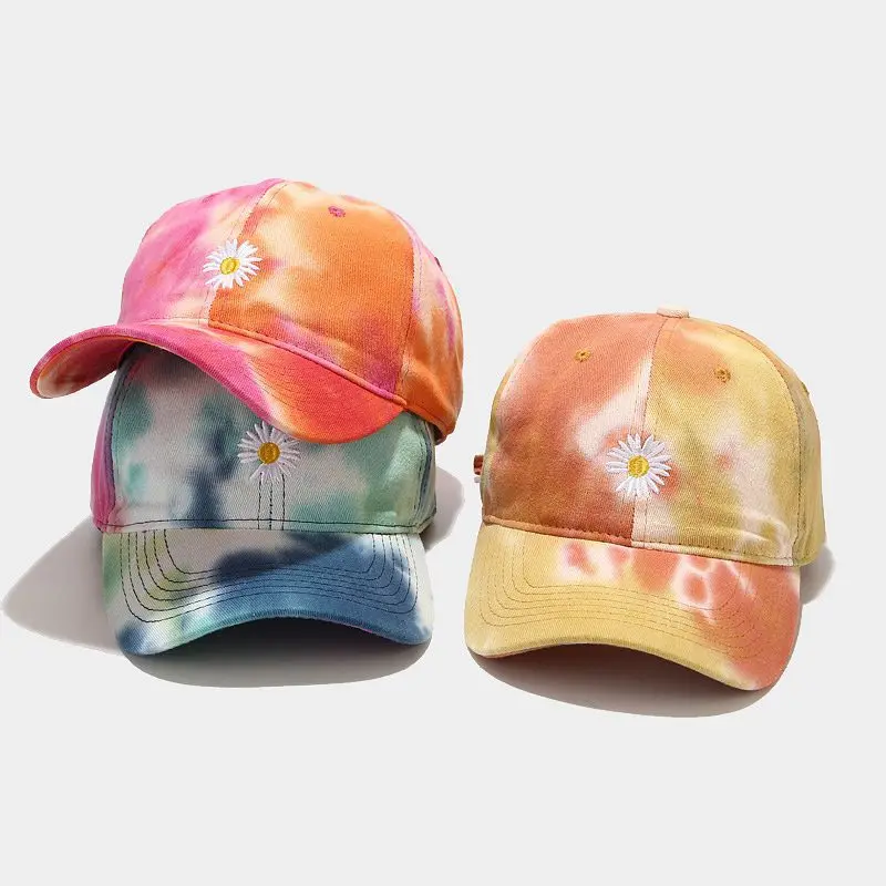 

Vintage Cap Hat Daisy Men's Caps for Men Embroidery Sunshade Tie Dyeing Sports and Leisure Women's Baseball Male Fashion Hats