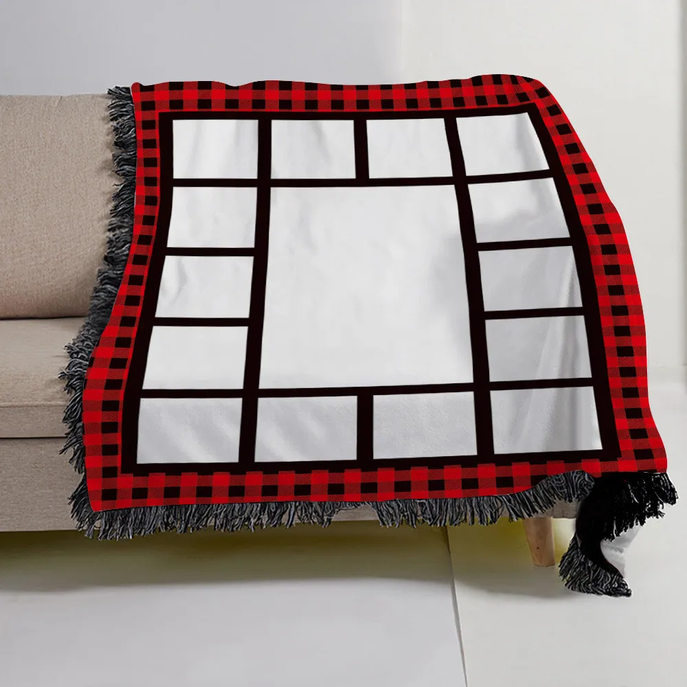 

Tassels Blanket 9-20 Photos DIY Customized Fleece Blanket Plush Personalized Blankets for Beds Custom Kid Picture Gift