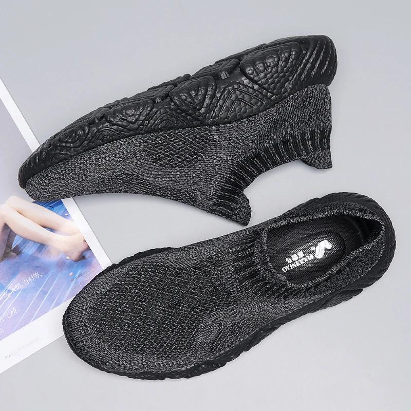 Mens Fashion Running Shoes Comfortable Casual Sneaker Breathable Non-slip Wear-resistant Outdoor Sport Shoes