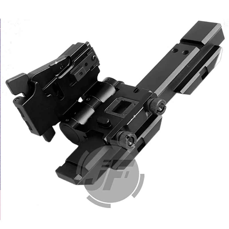 Tactical Magnifier Folding Mount For EOTech G23 G33 3X Fit Left Hand 20mm Picatinny Rail Flip-To-Side Quick Detach w/ 5/8" Riser