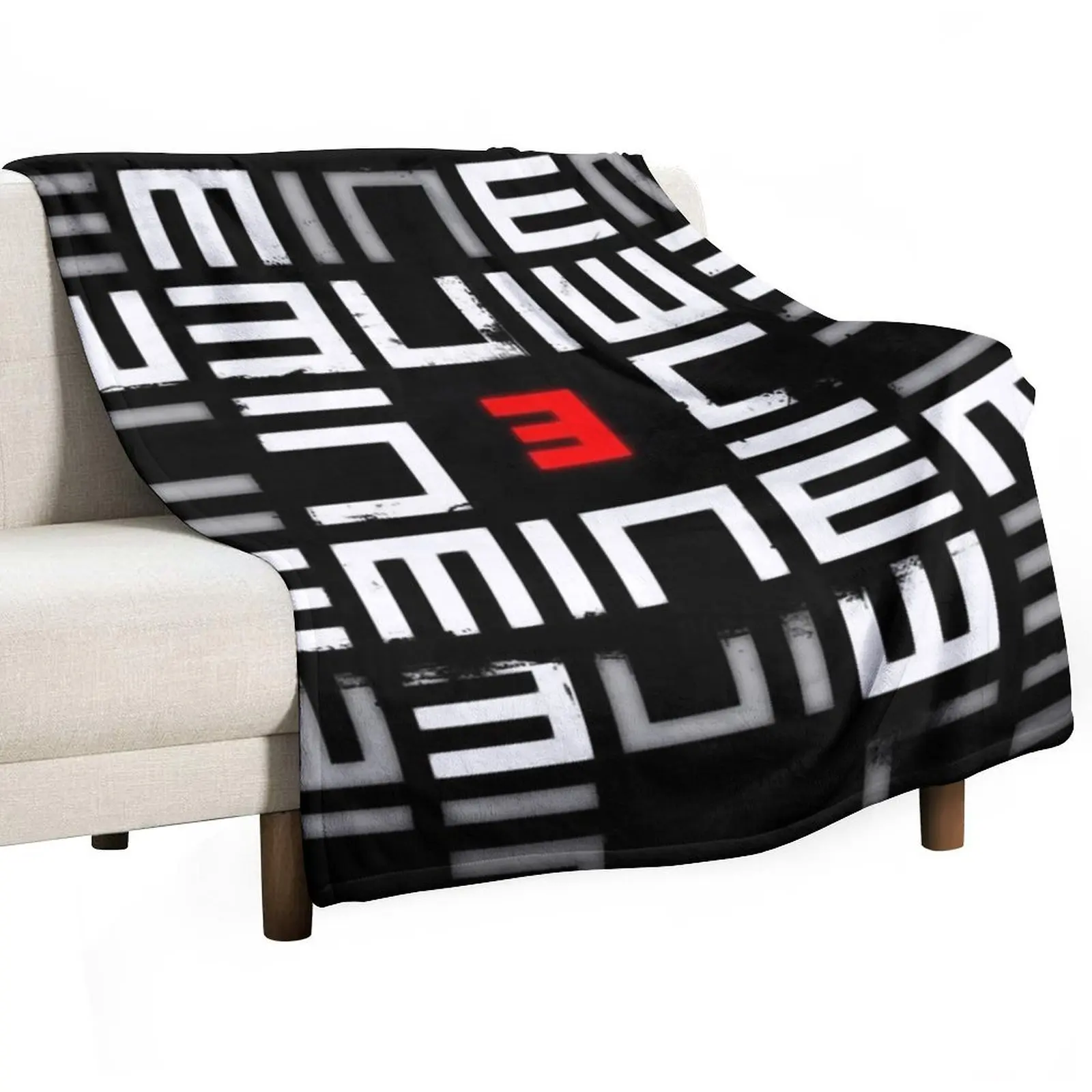 Одеяло с логотипом EMINEM 2022 тонкие роскошные дизайнерские плюшевые