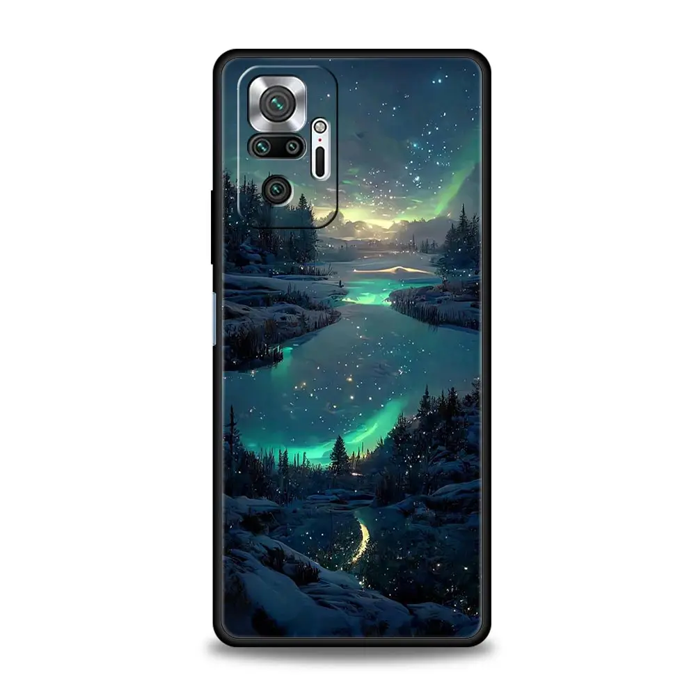 Чехол для телефона Xiaomi Redmi Note 12, 10, 11, 9, 8 Pro Plus, 9S, 7, 8T,  9T, 9A, 8A, 9C, K40, мягкий игровой чехол, бампер, аниме, девушка,  художественный пейзаж | AliExpress