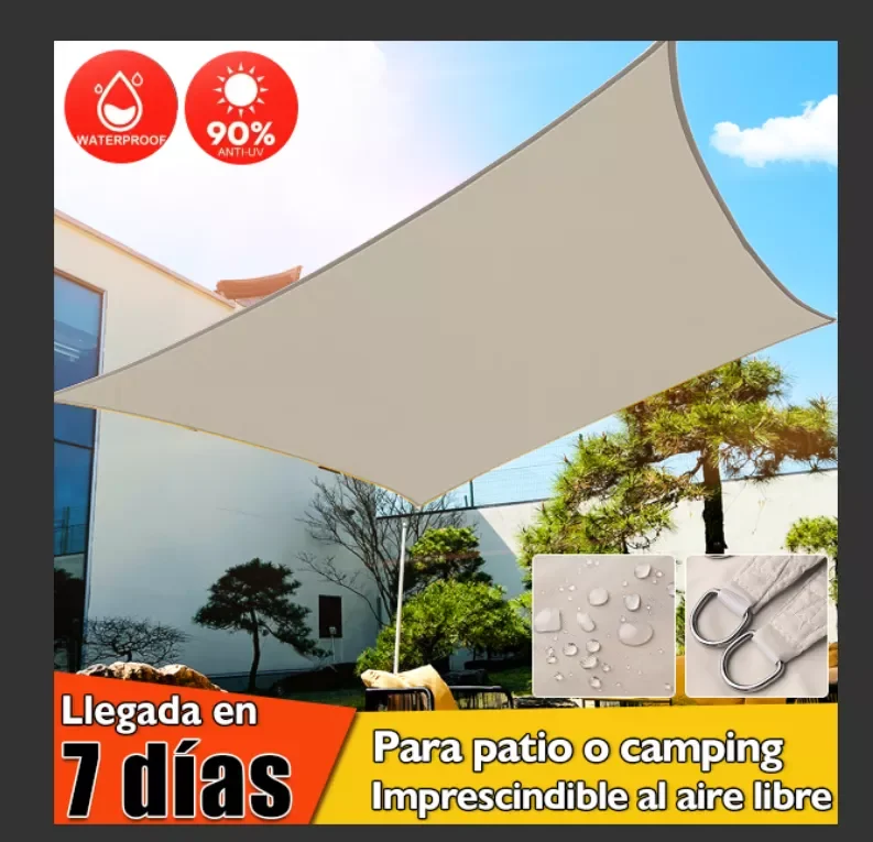 

NEW2023 Sun Shelter Sunshade Protection Outdoor Canopy Garden Patio Pool Shade Sail Awning Camping Shade Cloth Large