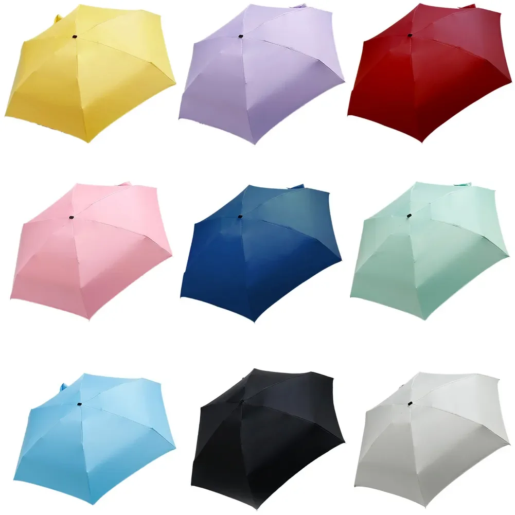 

NEW Foldable Cute Mini Umbrella Portable Windproof Rain Women Umbrellas Beach Pocket Parasol Folding Sun Umbrella Easily Store