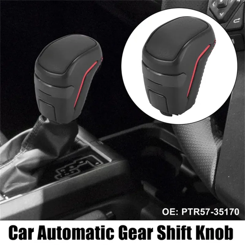 

1pc Black Car Center Console Automatic Gear Shift Knob for Toyota Tacoma 2016-2022