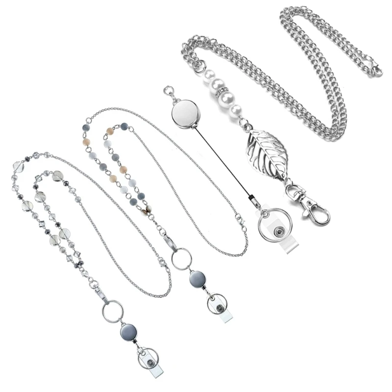 

Durable Lanyard Vintage Flower Neck Strap Straps Ribbons Phone Buttons Holder Lanyard Buttons DIY Hanging Rope