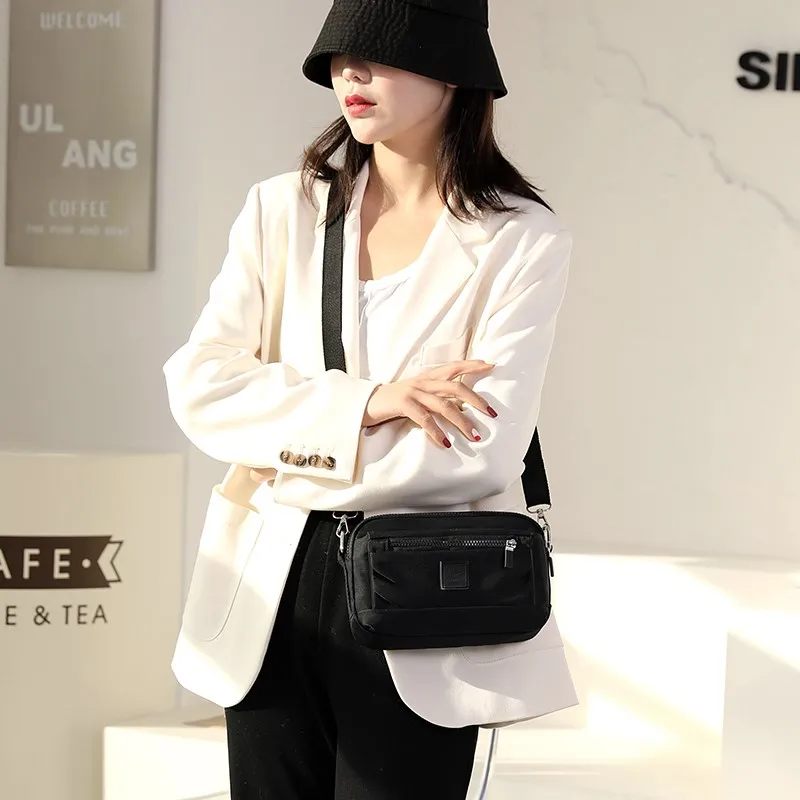 

Women's Waterproof Nylon Shoulder Bags Tote Handbags Female Satchels Designer Crossbody Bags Leisure Fashion Ladies Purses