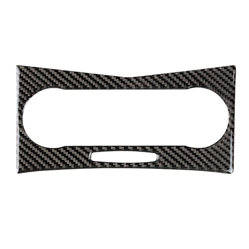

Настоящее углеродное волокно для Mercedes Benz C Class W204 2007-2014 Кнопка кондиционера автомобиля панель наклейка крышка аксессуары отделки