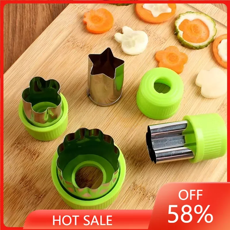 

Rice Vegetable Fruit Cutter Mold 8Pcs/set Flowers Cartoon Cutter Mold Stainless Steel Cake Cookie Biscuit Cutting Shape Tools