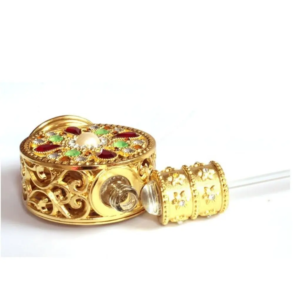 Винтажный стеклянный пустой флакон для духов многоразового использования в