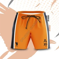 karasuno club volleyball beach shorts 3d printed shorts summer casual mens shorts loose quick drying shorts cosplay clothes