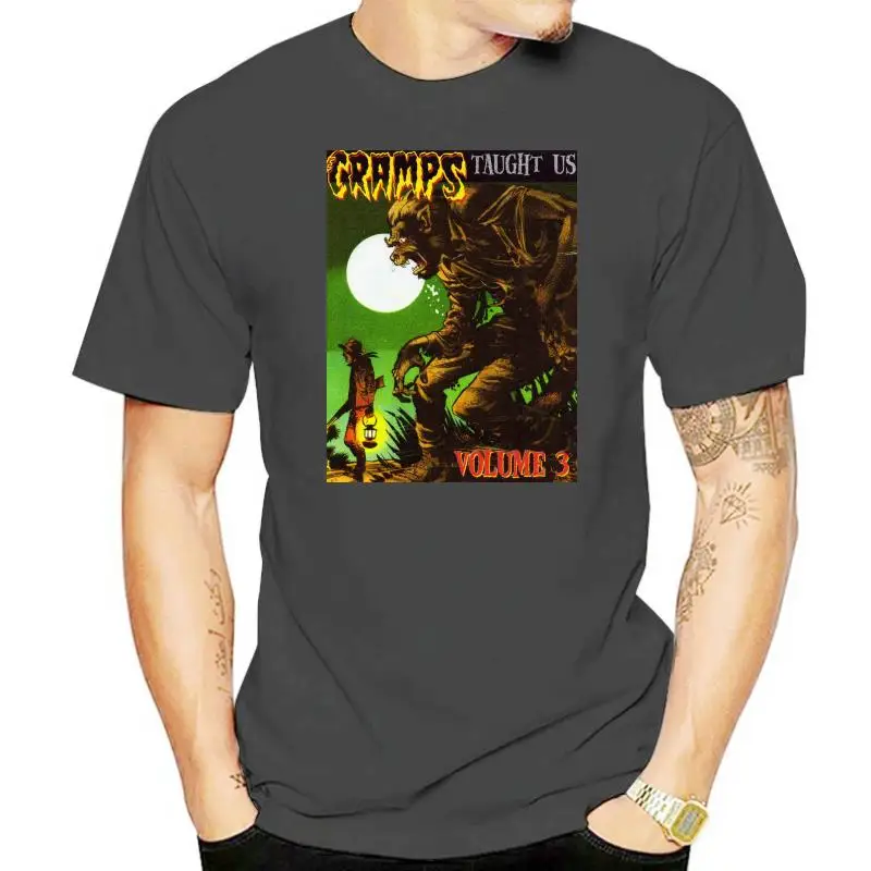 

New The Cramps Werewolf Moon Psychobilly Rock Punk Men T-Shirt S-3XL Print T Shirts