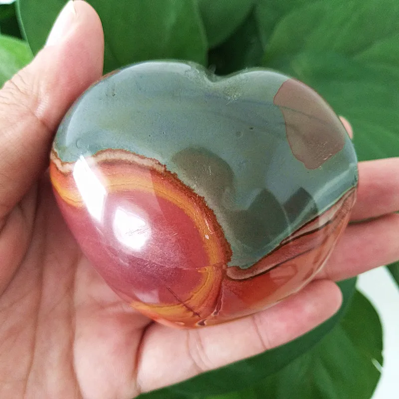 

Natural Stone Beautiful Ocean Stone Heart Allegorical Love Symbol Sorcerer Spirit Meditation Feng Shui Crystal Room Ornament