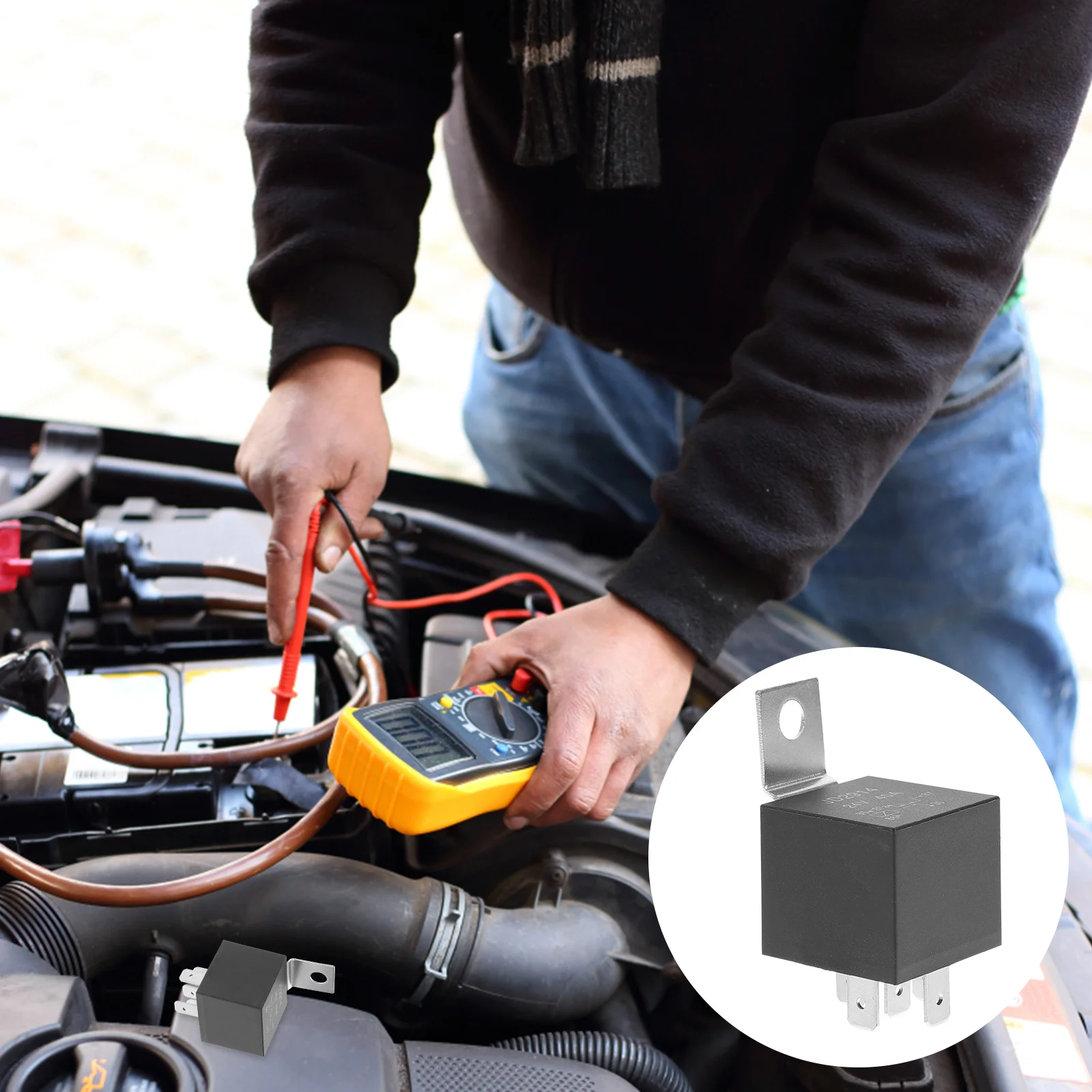 

Five Pin Relay 12v Relay Car Switches Automatic Switch Relay 12v Plastic Car Relay Auto Switch Automotive Relay