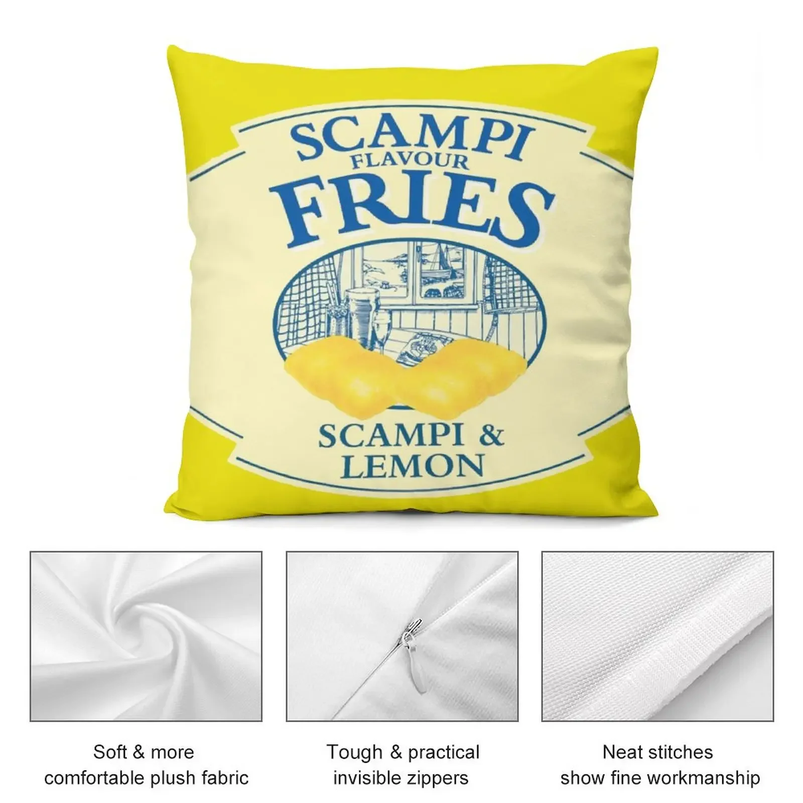 Декоративная подушка Scampi Fries роскошная наволочка чехол для подушки комплект