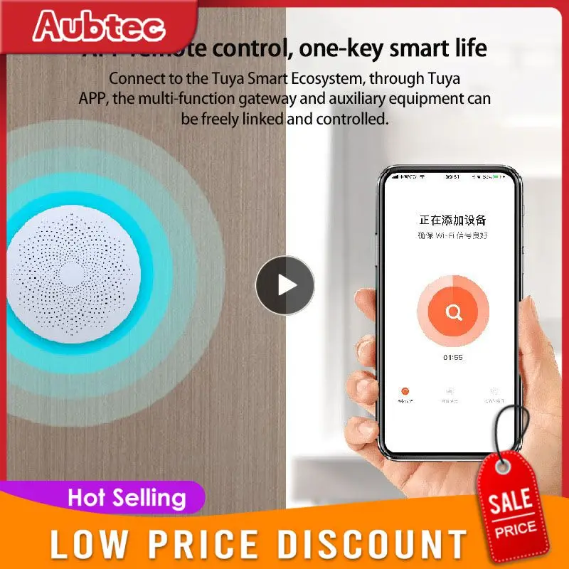 

Многофункциональный шлюз Ac90-240 в, беспроводной многорежимный шлюз Wi-Fi, умный шлюз, умный мост, шлюз Brug Zigbee3.0 Tuya