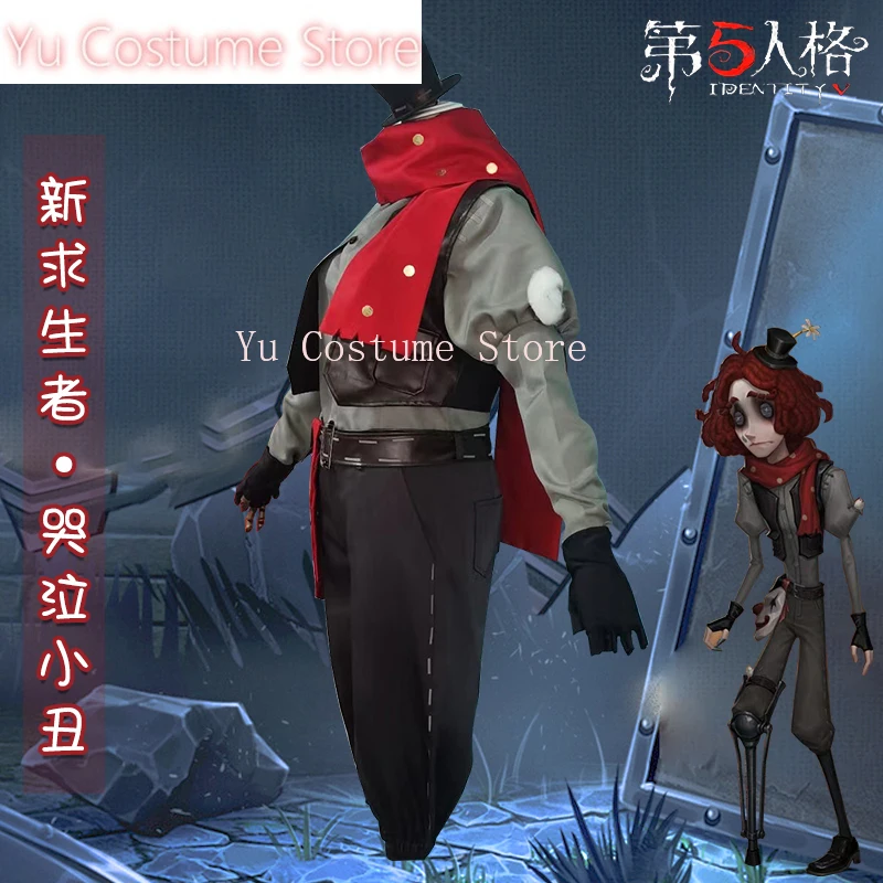 Ю Аниме! Identity V плачущий клоун Джокер новый игровой костюм Survivor униформа