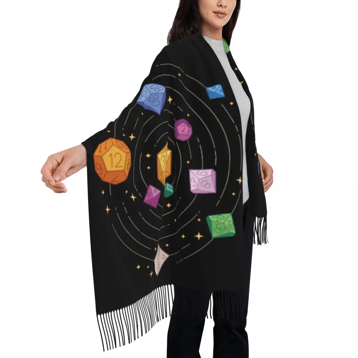 Модные кости фэнтези драконы игры родственника зимняя теплая шаль женские шарфы