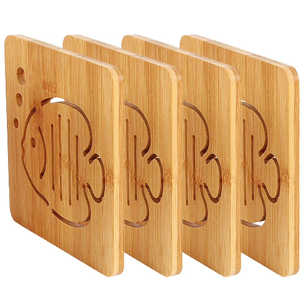 

Pads Coaster Mat Wooden Mats Table Cup Hot Drink Home Wood Kitchenbottle Coasters Tumbler Holder Bowl Dish Heatpad Trivets