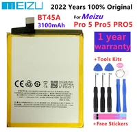 meizu 100 original 3100mah bt45a battery for meizu pro 5 pro5 pro5 phone lastest produce high quality batteryfree tools