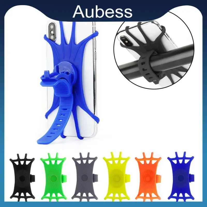 

Safe Motorcycle Stand 360 Rotatable Silicone Pull Type Phone Holder Upgraded Silica Gel Silicone Support For Mobile Phone