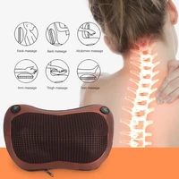 head massage pillow relax vibrator electric shoulder back heating kneading infrared therapy shiatsu neck massager masajeador