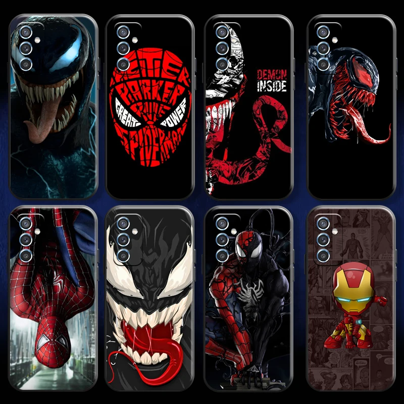 

Marvel Iron Man Venom Spider Man For Xiaomi Redmi 9 9C 9A 9AT 9i Phone Case Back Black Carcasa Silicone Cover Coque Soft Funda