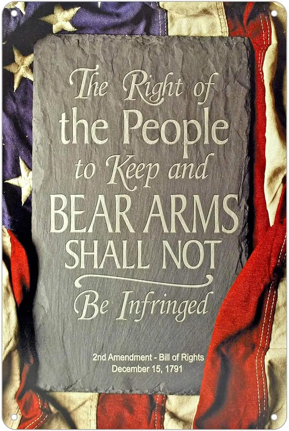 Настенный декор KENSILO The Right to Bear Arms 2-я поправка Билл права жестяные знаки для паба