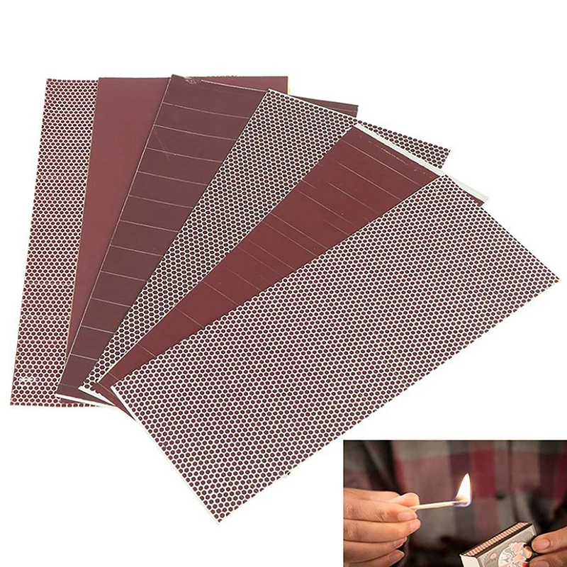 Страйки для спичек клейкие спички бумажная подставка пламени искусственные