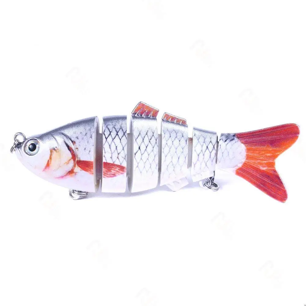 

10cm/18g Fishing Lures 12 Colors Multi Segments Jointed Bionic Fake Bait Sinking Wobblers Fishing Tackle