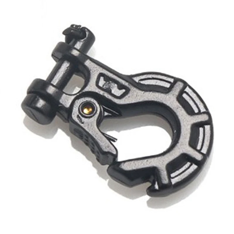 

5Pcs Rc Car 1/10 Warn Scx10 Premium Winch Trailer Hook Simulated Trailer Hitch Part Accessories For Axial