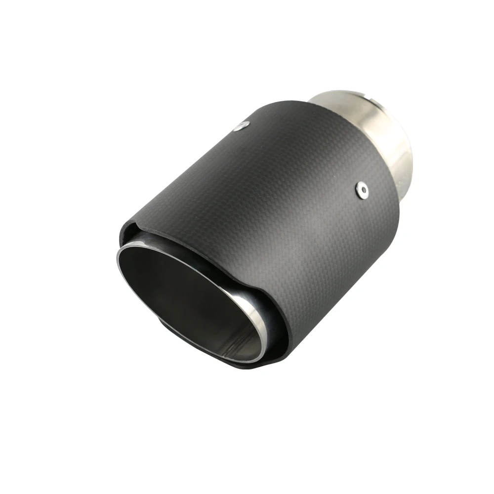 Автомобильный наконечник выхлопной трубы из углеродного волокна 63 мм диаметром