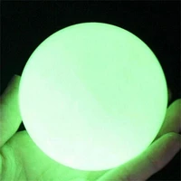 natural glow in the dark stone ball crystal home office decoration craft gifts town house feng shui aquarium