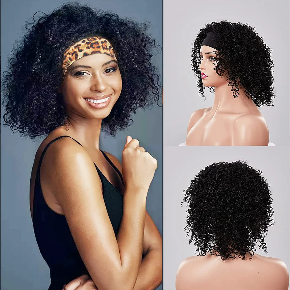 

Короткие вьющиеся парики на голову, парик из человеческих волос, бразильский кудрявый Женский, безклеевые, глубокие волнистые парики, черный парик на голову, TYSLE