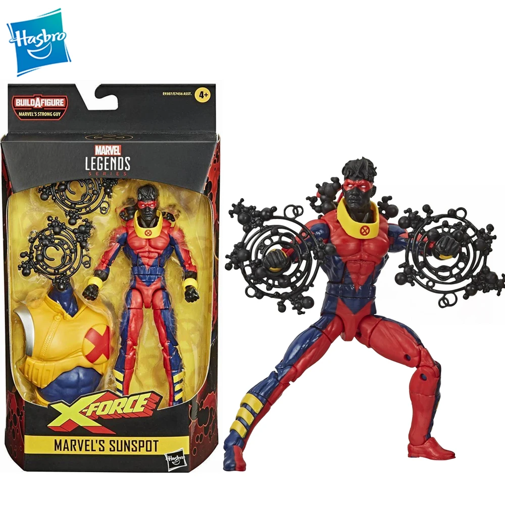 

Original Hasbro Marvel Legends Series X-Men Sunspot 1 Build-A-Figure Part 6-Inch Action Figure Collectible Model Toy E9307