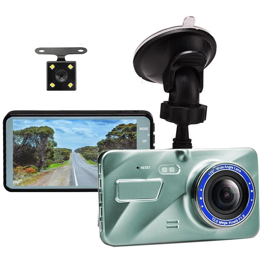 

Автомобильный Full 1080P видеорегистратор 4k Автомобильная камера регистратор для вождения передний и задний широкоугольный функция ночного ви...