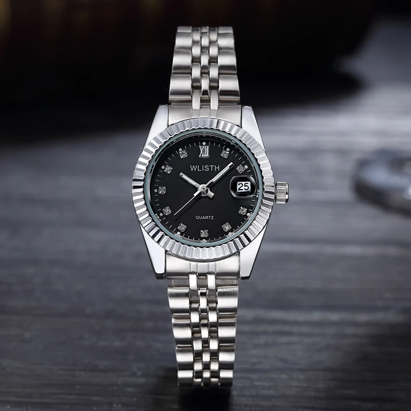 Enlarge Fashion 2022 Wlisth Reloj Mujer Quartz Wrist Watch Women Top Brand Luxury Famous Ladies Clock Business Calendar Relogio Feminino