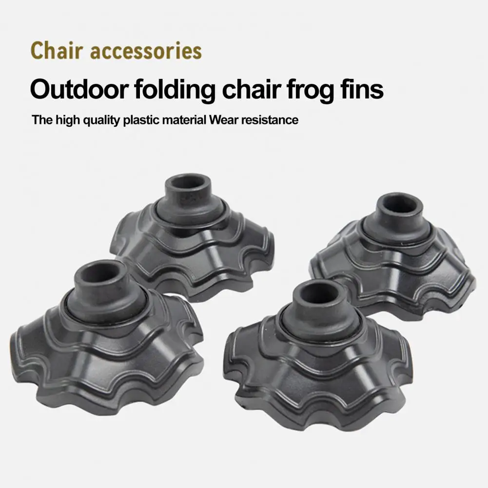 

Chair Foot Cover Non-slip Chair Stopper Shock-proof Frog Flippers Shape Vibration Damping Folding Chair Foot Cover Camping