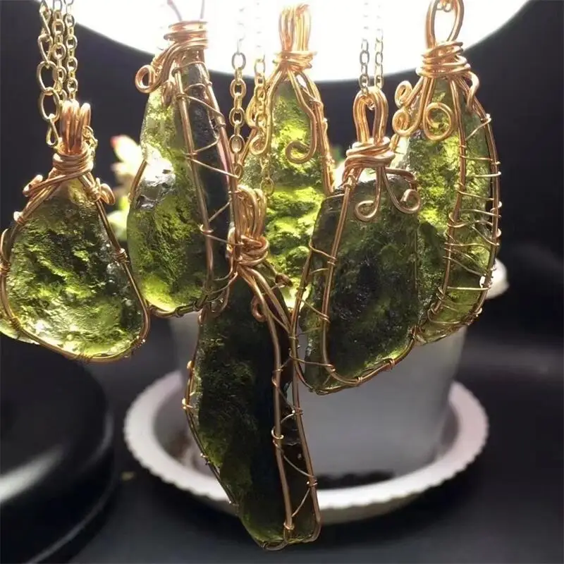 Натуральный токт обернутый медной проволокой кулон Исцеление Рейки сделай сам