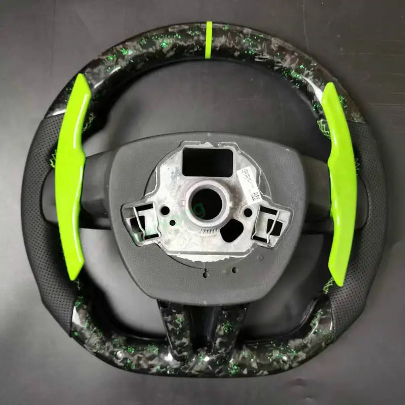 100% Настоящее углеродное волокно Автомобильное рулевое колесо для VW Volkswagen Seat Leon
