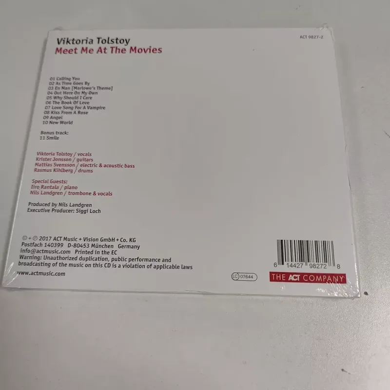 для M10057 ACT Music Company и для 98272 Romantic Film and Painting Play Victoria Tolstoy CD (art.: 3920dccacea4e) - 3920dccacea4e